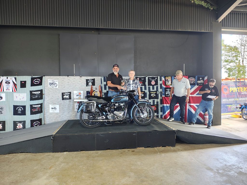 Best British 1955 Triumph Thunderbird Bob Inkson Memorial Trophy Mick B